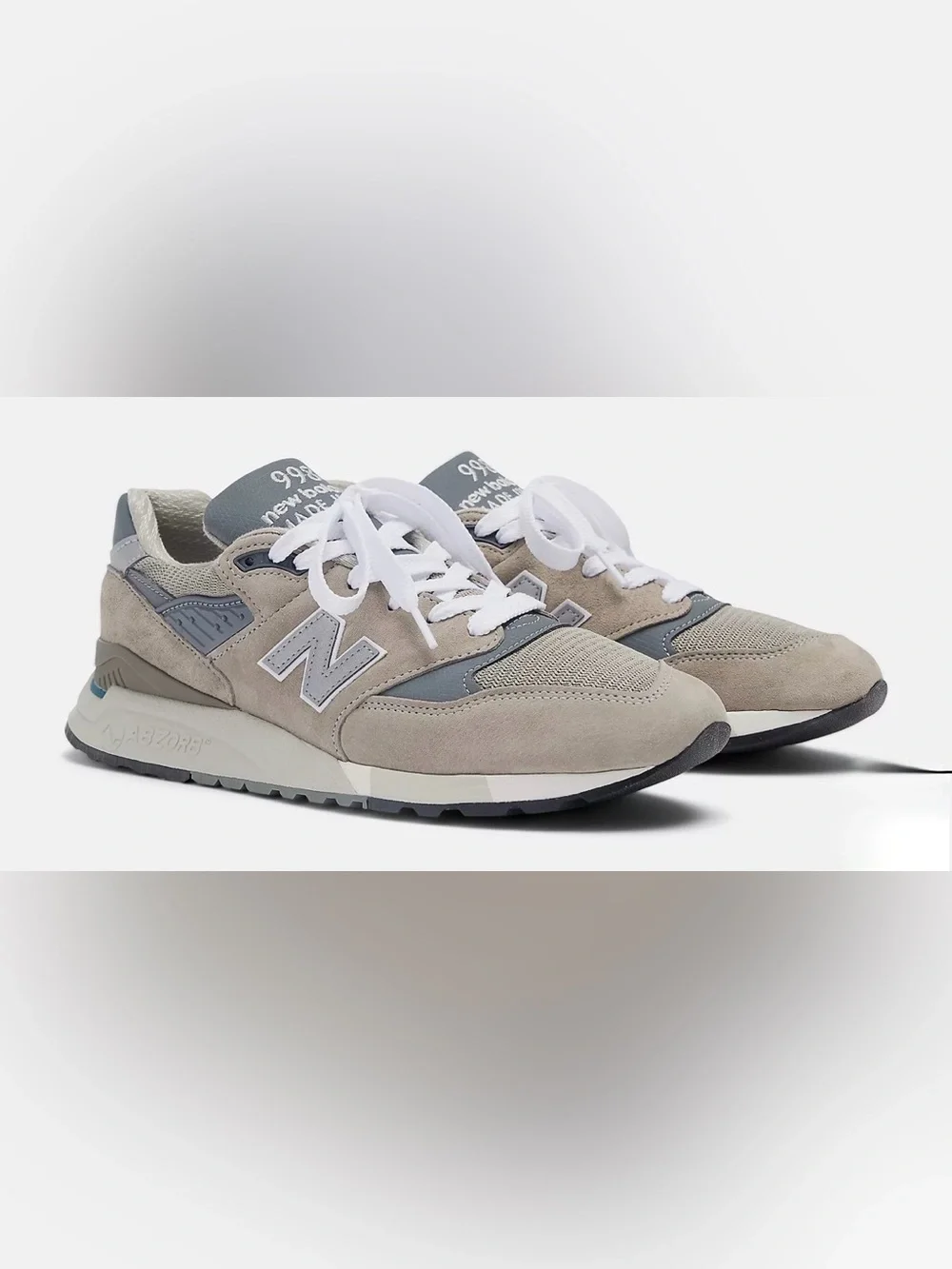 New Balance 998 Made in USA Core Grey Suede Sneakers U998GR Men’s Size 11.5